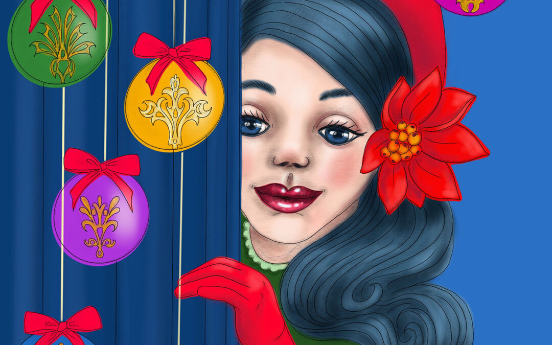 Adult Coloring Page Freebie – Waiting for Christmas