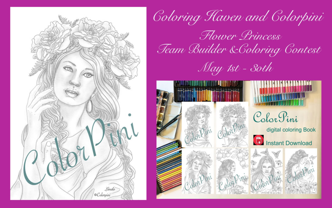 Flower Princess Coloring Contest