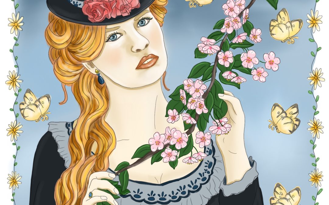 Adult Coloring Pages Freebies – Victorian Beauties
