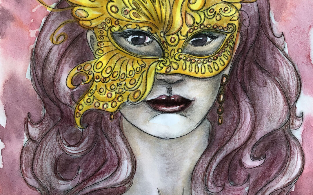 Masquerade 1 – 6 digital Coloring Pages from Etsy Colorpini