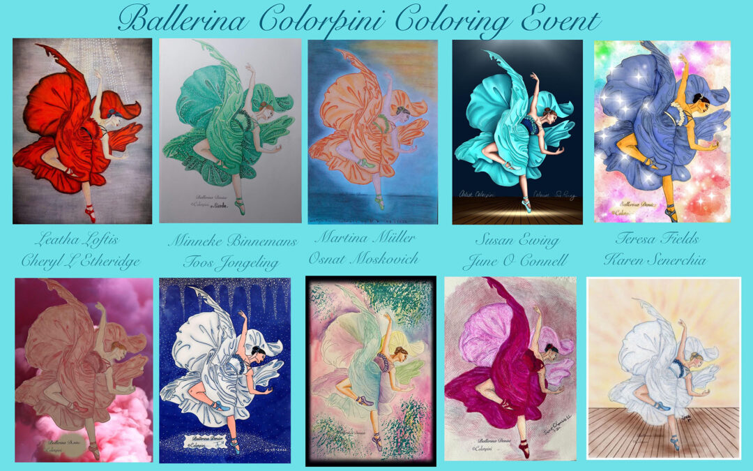 August Colorpini Ballerina Coloring Contest