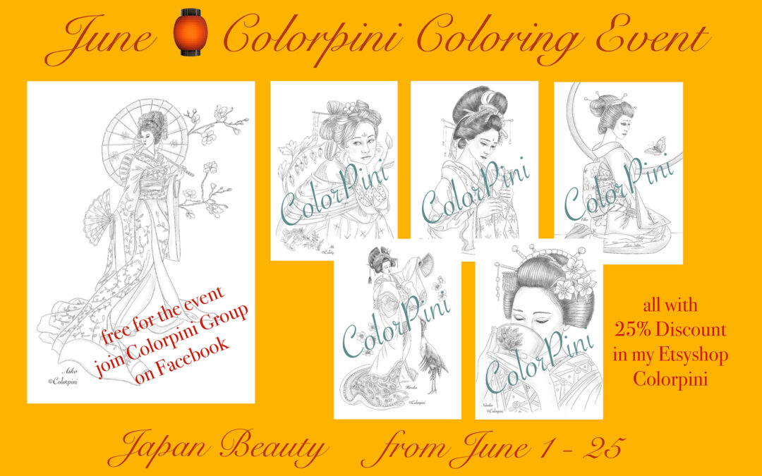 June Colorpini Coloring Event